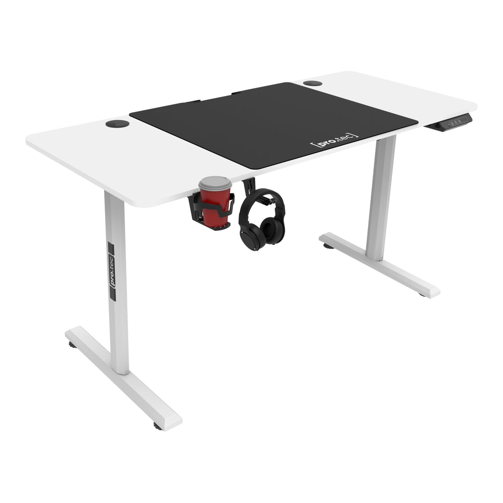 Höhenverstellbarer Tisch Hayward 140x60 cm in versch. Farben [pro.tec] - premiumXL