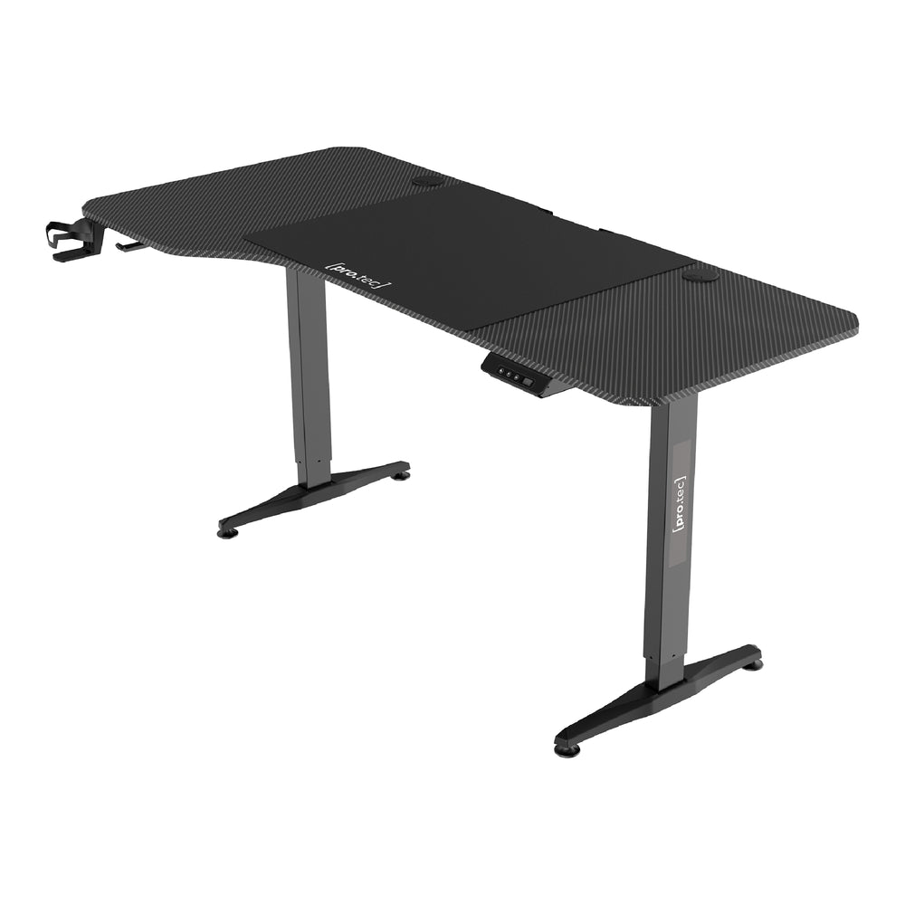 Höhenverstellbarer Tisch Oxnard elektrisch 160x75cm in versch. Farben [pro.tec] - premiumXL