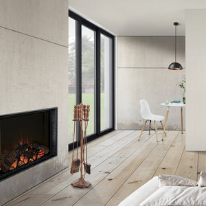 Set accesorii semineu Dovre 80 x 17,5 cm metal culori diferite [en.casa]