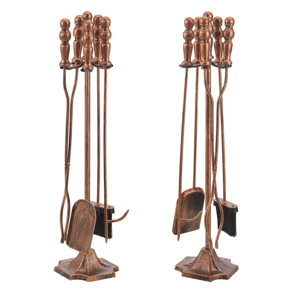 Set accesorii semineu Dovre 80 x 17,5 cm metal culori diferite [en.casa]