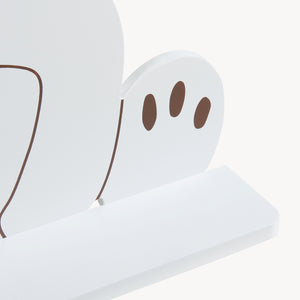 Raft de perete Korsor mdf alb [en.casa]