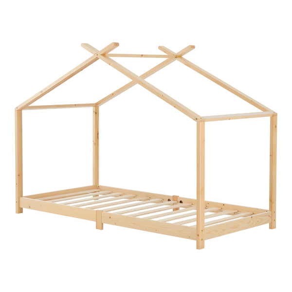 Pat casuta copii Brome 200x90cm [en.casa]