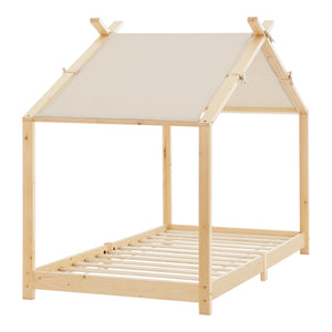 Pat casuta copii Brome 200x90cm [en.casa]