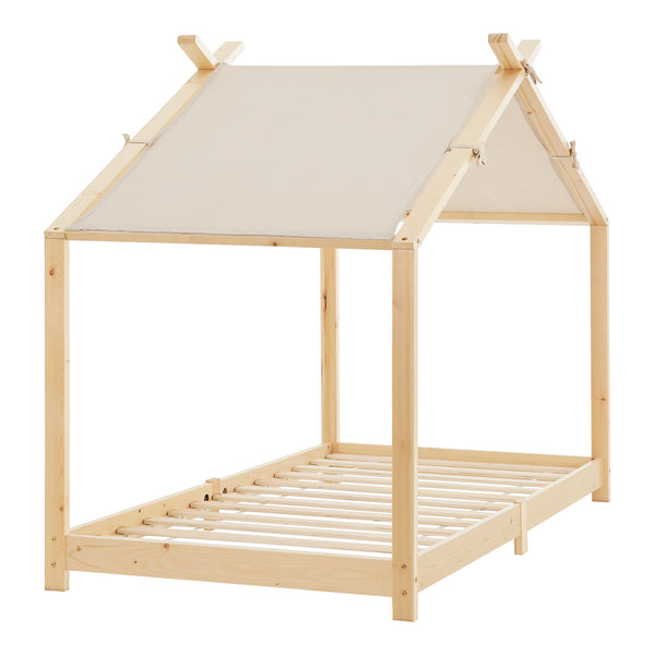 Pat casuta copii Brome 200x90cm [en.casa]