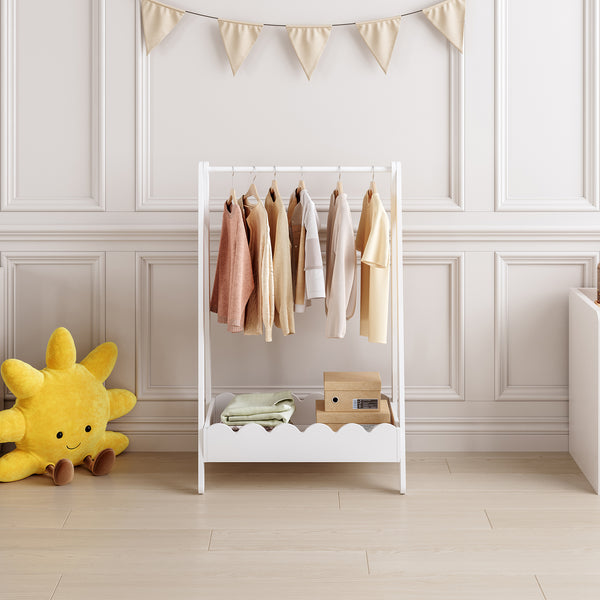 Suport haine copii Vestnes 99x66x38 cm [en.casa]