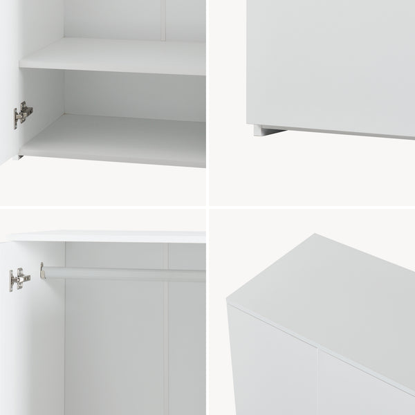 Dulap de haine Beldinupp 123x60x40 cm [en.casa]