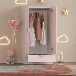 Dulap haine copii Sandnes 123x60x40 cm [en.casa]