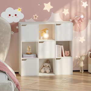 Raft copii Ljunshund 90x90x30 cm cu 5 usi [en.casa]