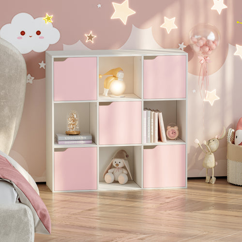 Raft copii Ljunshund 90x90x30 cm cu 5 usi [en.casa]