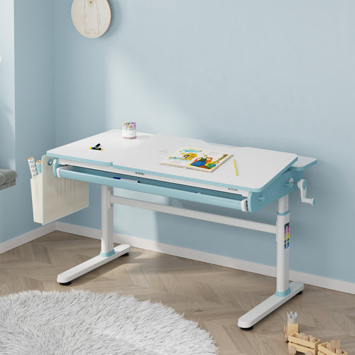 Birou copii reglabil pe inaltime Kuosa 54-76x120x60 cm [en.casa]