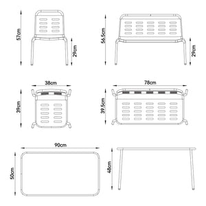 Set mobilier copii Etroubles multicolor [casa.pro]