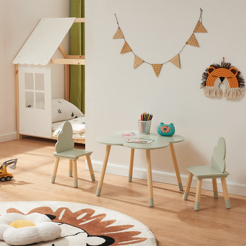 Set masa cu 2 scaune copii Epim [en.casa]