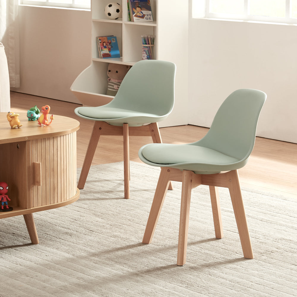 Kinderzimmerstuhl Elvdal 2er Set gepolstert [en.casa] - premiumXL