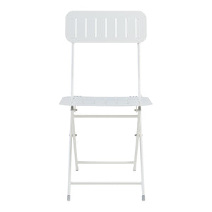 Set 2 scaune pliabile Sande 84,5x42x50cm otel [en.casa]