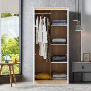 Kleiderschrank Bastheim in versch. Größen und Ausführungen [en.casa] - premiumXL