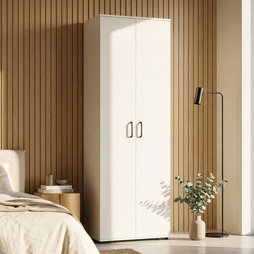 Dulap de haine Chalvefted 175x60x35 cm Alb [en.casa]