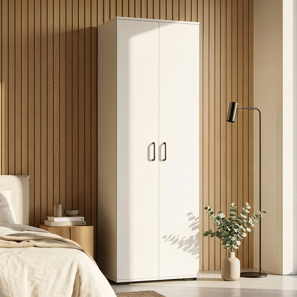 Dulap de haine Chalvefted 175x60x35 cm Alb [en.casa]