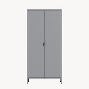 Dulap haine cu 2 usi Esteli 170x80x45 cm otel [en.casa]