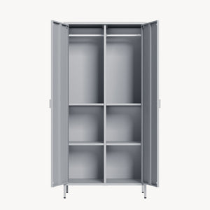 Dulap haine cu 2 usi Esteli 170x80x45 cm otel [en.casa]