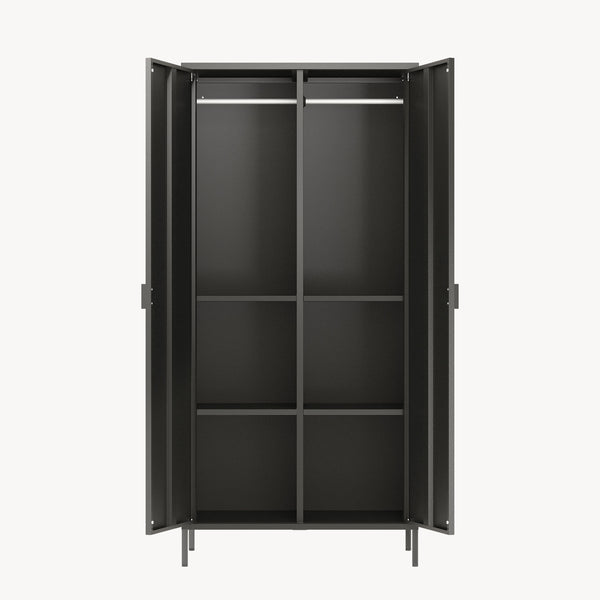 Dulap haine cu 2 usi Esteli 170x80x45 cm otel [en.casa]