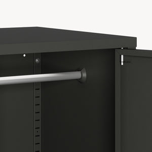 Dulap haine cu 2 usi Esteli 170x80x45 cm otel [en.casa]