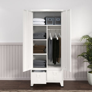 Dulap haine Hankasalmi 180x90x40cm culori si modele diferite [en.casa]