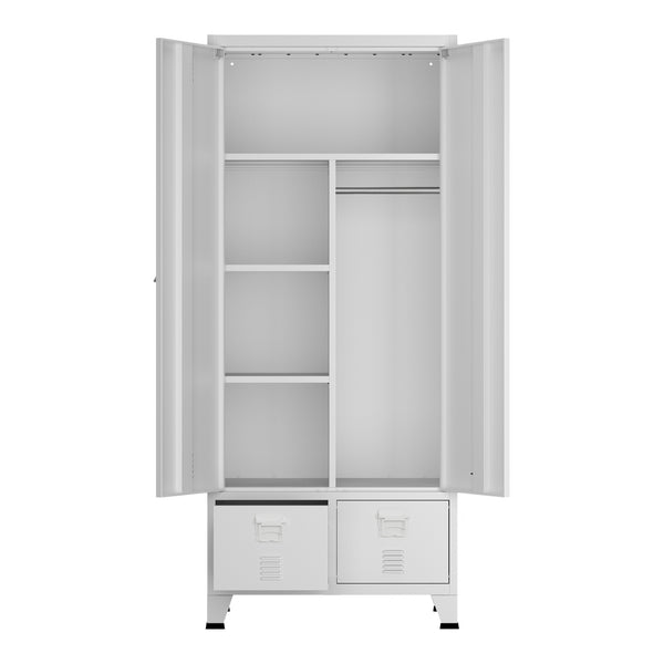 Dulap haine Hankasalmi 180x90x40cm culori si modele diferite [en.casa]
