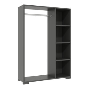 Dulap haine deschis Nesbyen 126x90x30cm PAL plastic [en.casa]