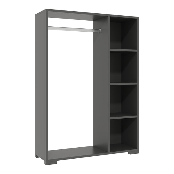 Dulap haine deschis Nesbyen 126x90x30cm PAL plastic [en.casa]