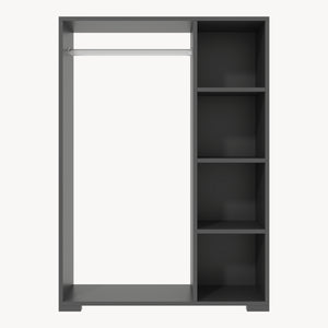 Dulap haine deschis Nesbyen 126x90x30cm PAL plastic [en.casa]