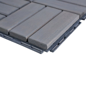 Set 10 buc placi podea exterior Alliste 30x30cm montaj click [casa.pro]