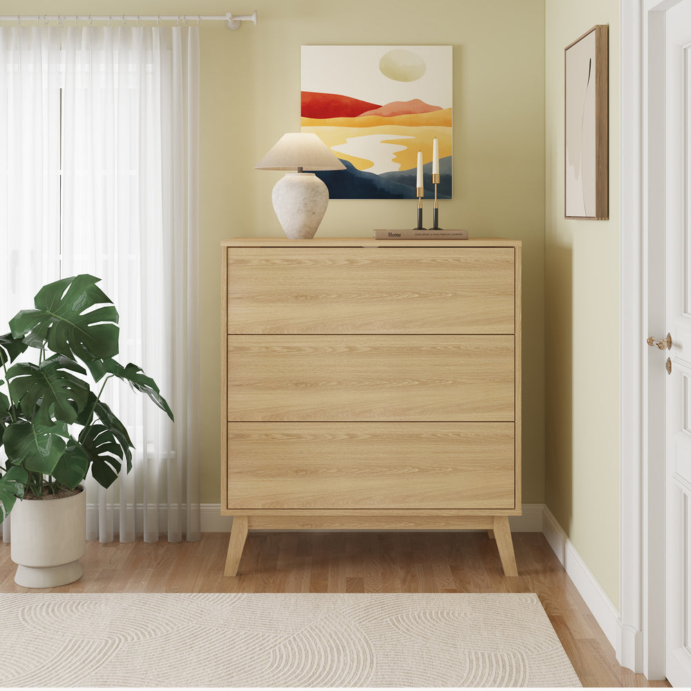 Comoda cu 3 sertare  Aastmabospoo 90x80x40 cm [en.casa]