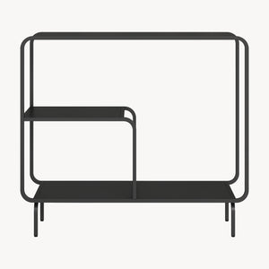 Masa consola Færder negru mat [en.casa]