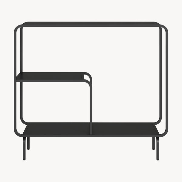 Masa consola Færder negru mat [en.casa]