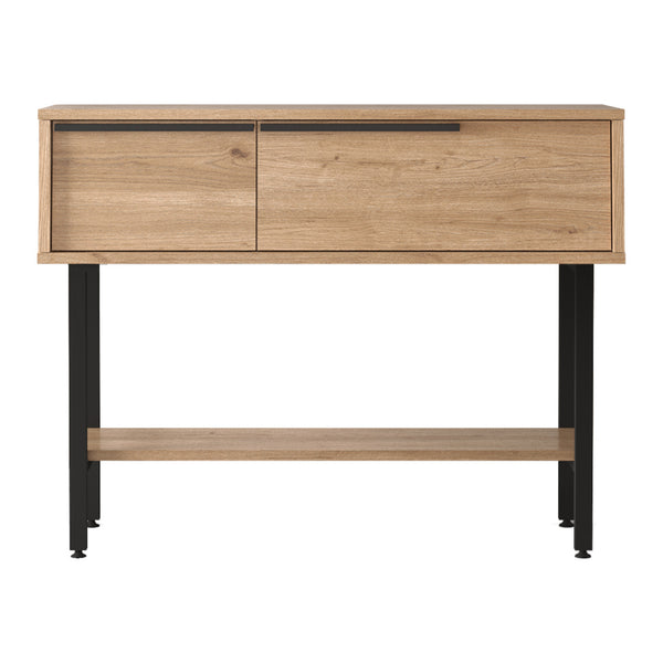 Masa consola cu 2 usi rabatabile si 1 raft Vesanto 100x29,5x76cm [en.casa]