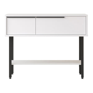 Masa consola cu 2 usi rabatabile si 1 raft Vesanto 100x29,5x76cm [en.casa]