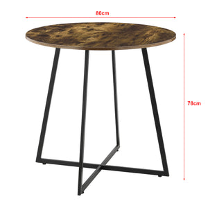 Masa bucatarie Vaggeryd 78 x 80 cm forma rotunda culori diferite [en.casa] 
