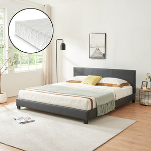 Kunstlederbett mit Matratze Kunstlederbezug Corium - premiumXL