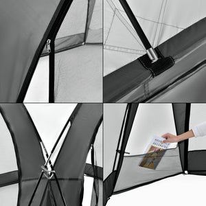Pavilion gradina Grastorp cu iluminat LED culori diferite [pro.tec]