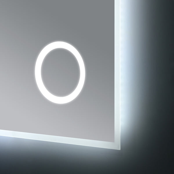 Oglinda baie Lizzano alb LED masuri diferite [pro.tec]