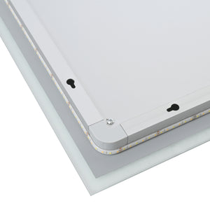 Oglinda baie Lizzano alb LED masuri diferite [pro.tec]