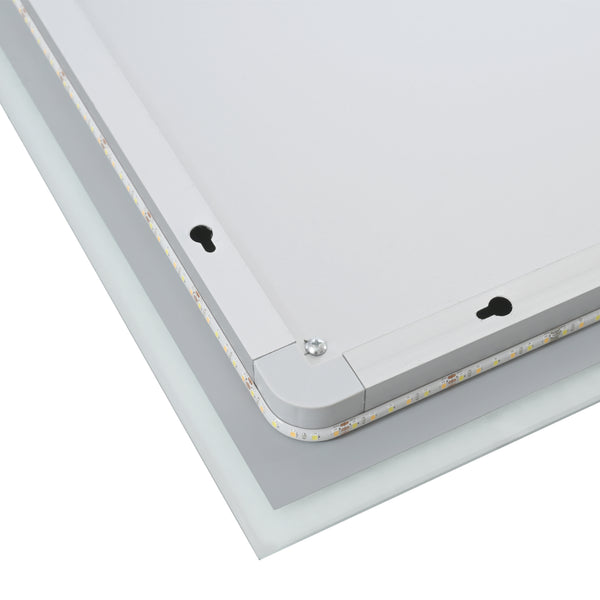 Oglinda baie Lizzano alb LED masuri diferite [pro.tec]