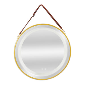 Oglinda baie Picerno auriu cu LED masuri diferite [pro.tec]