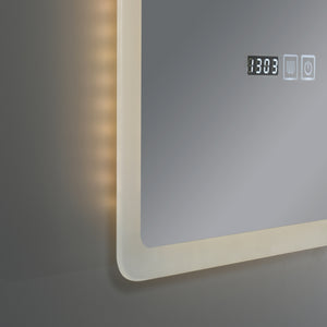 Oglinda baie Racale alb cu LED masuri diferite [pro.tec]