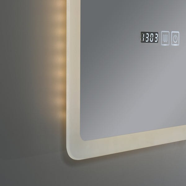 Oglinda baie Racale alb cu LED masuri diferite [pro.tec]