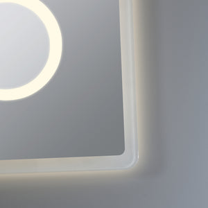 Oglinda baie Racale alb cu LED masuri diferite [pro.tec]