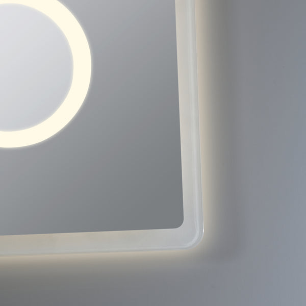 Oglinda baie Racale alb cu LED masuri diferite [pro.tec]
