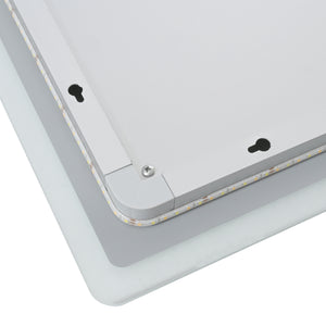 Oglinda baie Racale alb cu LED masuri diferite [pro.tec]