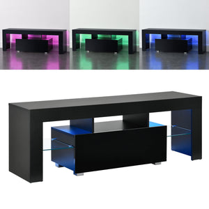 Masa televizor Grimsey iluminata cu LED  culori diferite [en.casa]