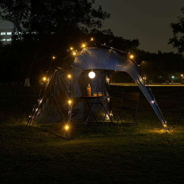 Pavilion gradina cu LED Barendrecht 250x250x190cm [pro.tec]